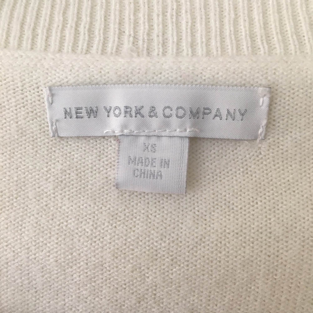 New York & Company Waverley Glitter Bow Sweater - Picture 4 of 5